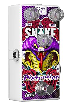 Amazon.com: AZOR Mini Distortion Guitar Pedal, Snake Variant